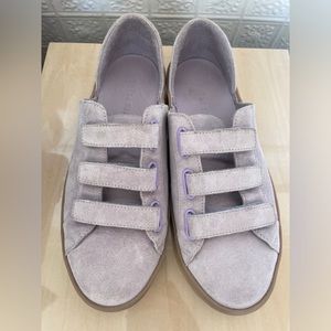 Freda Salvador Lavender Suede Libby D’Orsay Sneaker New no box